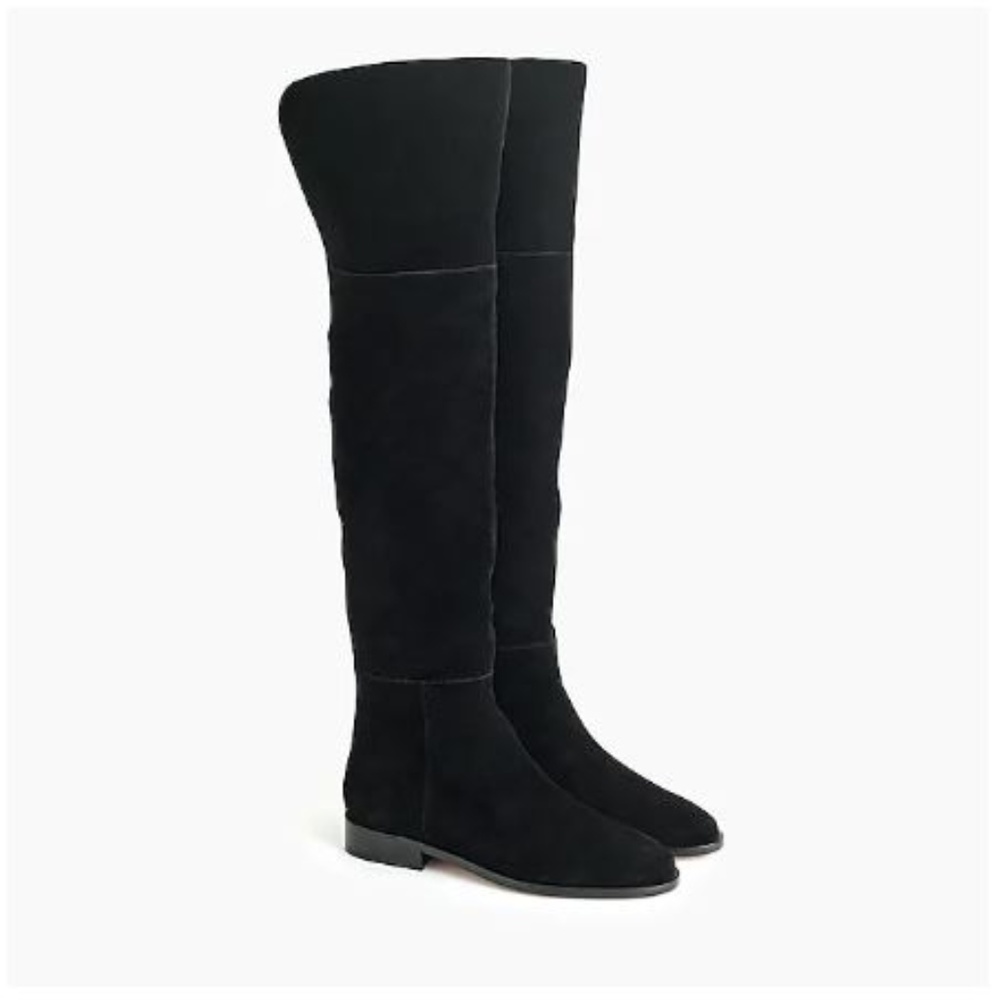 J.Crew Over-the-knee boots in suede